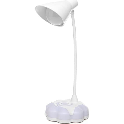 5W USB Rechargeable Desk Light Touch-Control 16LED Reading Light With 3 Levels Brightness And Night Mode