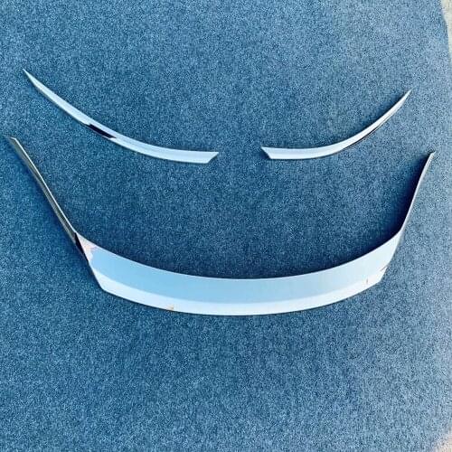 For Toyota Harrier Venza 2020 2021 Car Accessories ABS Chrome Front Hood Cover Trim Grill Grille Bumper Lip Mesh styling