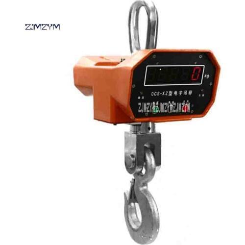ZJMZYM Electronic Crane Scale OCS-XZ 10T A-type Aluminum Shell LED Digital Hanging Scale 10T/5KG Industrial Hook Scale Hot Sale