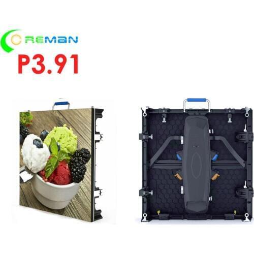 IP65 IP67 mobile outdoor advertising digital display screens p3.91 , fast install assemble p3.91 curve led cabinet led module