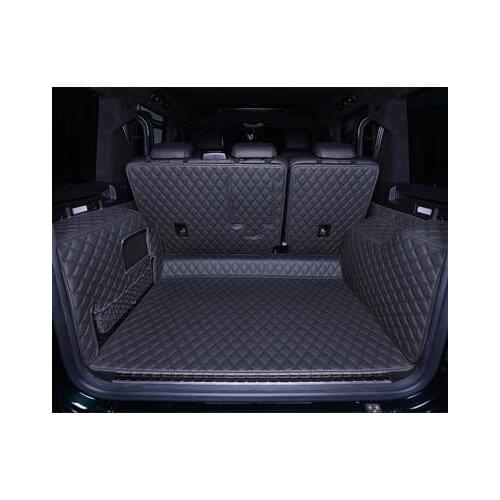 Best quality! Full set car trunk mats for Mercedes Benz G 400d W464 2021 waterproof cargo liner boot carpets for G400d 2020-2019