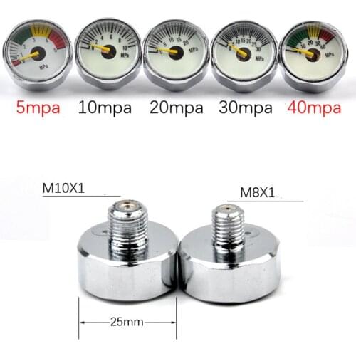 High pressure gauge with luminous Manometer Water Oil Air pressure meter for constant pressure valve tire gauge controller