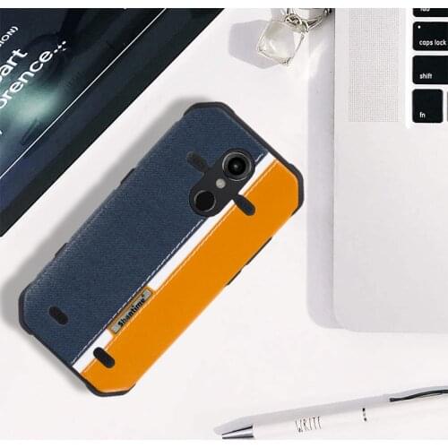 Fashion Colorful Back Cover For AGM A9 Luxury Leather Case For AGM H1 AGM A9 JBL Cover Shockproof Cases