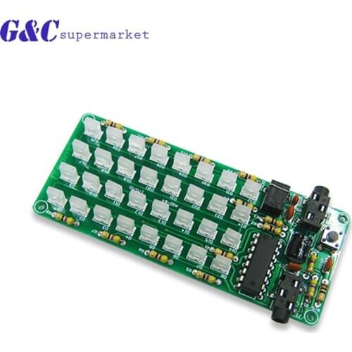 8*4 Level Indicator Kit SMD Soldering Practice Board Audio Spectrum Indicator Electronic Production Parts diy electronics