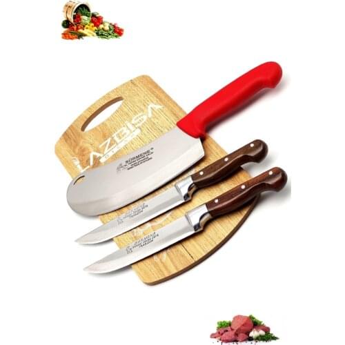 Lazbisa Riding On Kitchen Knife Set Onion Pizza Pies Pita Bread Knife Line Armor Meat Bread vegetable