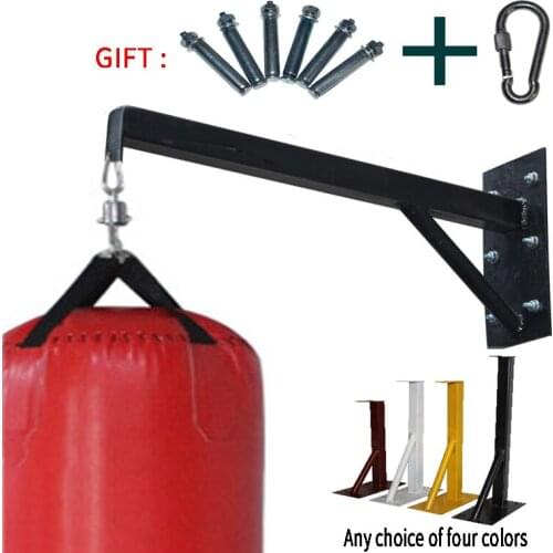 Wall Mount Heavy Punch Bag Bracket Steel Boxing Frame Pull-up Bracket Load-bearing 400KG Gym Home Fitness Training Equipment