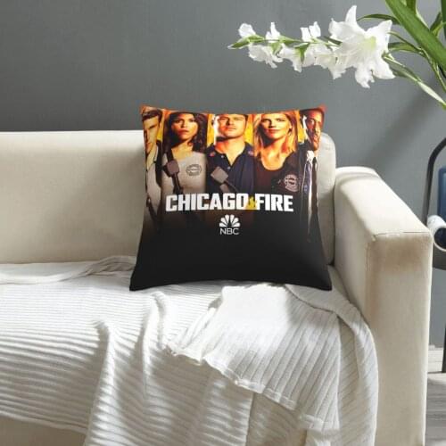 Chicago Fire pillowcase printed cushion cover sofa waist pillow pillow cover