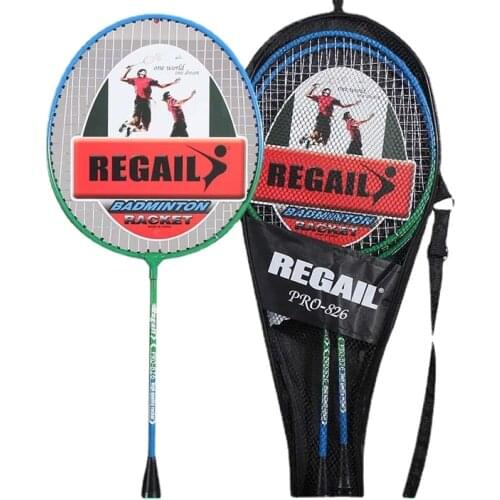 Genuine Regal badminton racket 826 practice racket badminton racket batch send ball