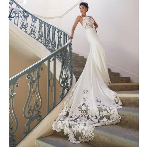 RODDRSYA Mermaid Wedding Dress 2021 Vestidos de novia Vintage Lace Sweetheart Neck Bridal Gown Backless Wedding Gowns