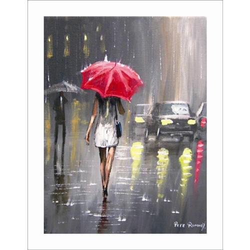 Modern Abstract Painting The Raining Day Canvas Wall Art Decor Oil Painting Hand Painted High Quality Reproductions No Framed