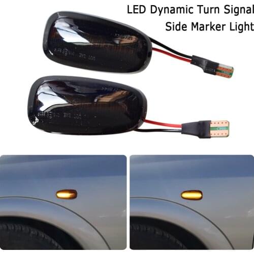 LED Dynamic Side Marker Turn Signal Blinker Flowing Water Flashing Light For Opel Zafira A 1999-2005 Astra G 1998-2009