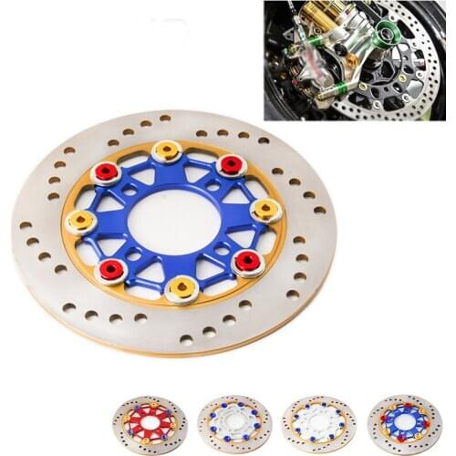 Motorcycle Aluminum Alloy Brake Disc Plate Disc 202MM 222MM Brake Caliper Friction Plate Rotors Electric Scooter ATV