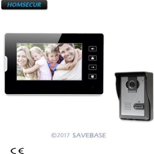 HOMSECUR 7" Video Door Entry Security Intercom with IR Night Vision for Home Security XC005+XM704