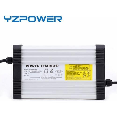 YZPOWER 87.6V 4.5A 4A Lifepo4 Lithium Battery Charger Fast Charger for 72V Ebike Car E-bike Battery