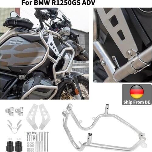 Crash Bar Engine Guard Bumper Frame Protector Extender for BMW R1250GS Adventure R 1250GS LC ADV 2018 2019 2020 2021 R1250GSA DE