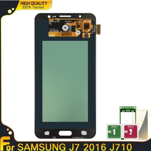 INCELL OLED LCD For Samsung Galaxy J7 2016 J710 J710F J710FN LCD Display Touch Screen Digitizer Assembly Replacement
