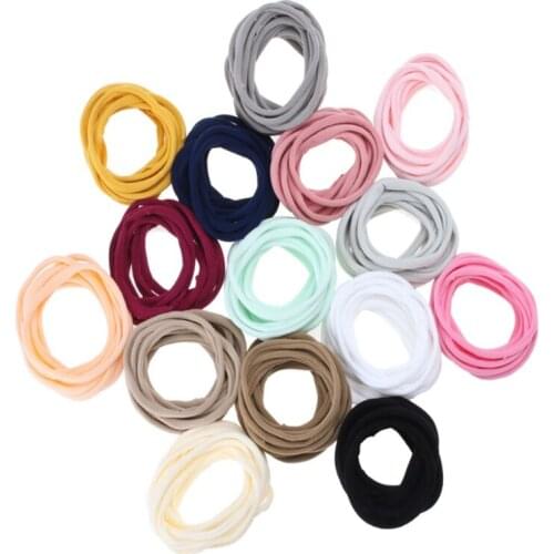 1500pcs/Lot DIY kinds Seamless Elastic Headwear Children Spandex Soft Nylon Girls Boys Headband