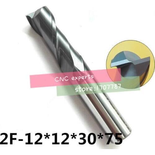 2f-12 Hrc50,12mm Cnc Tools Carbide Square Flatted End Mills 4 Flute Coating Factory Outlet Length New Arrival Direct Sellin
