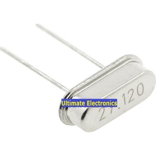40pcs Passive crystal HC-49S 27.12MHZ 27.12M Crystalline DIP 2feet