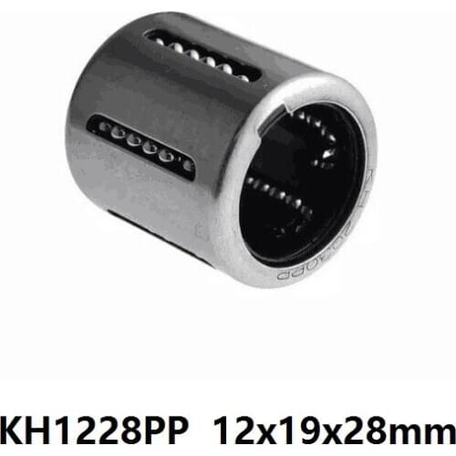 50pcs/lot KH1228PP mini linear ball bearings pressing linear bearing bushing for cnc router 12x19x28mm