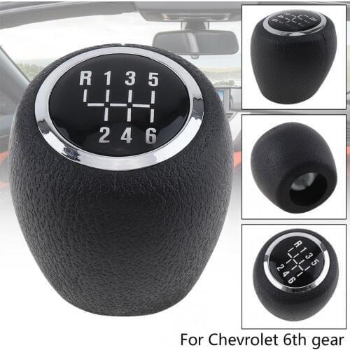 6 Speed ABS Plastic Manual Transmission Gear Shift Handball Knob for Chevrolet Chevy Cruze 2008 2009 2010 2011 2012 / 6 Gears