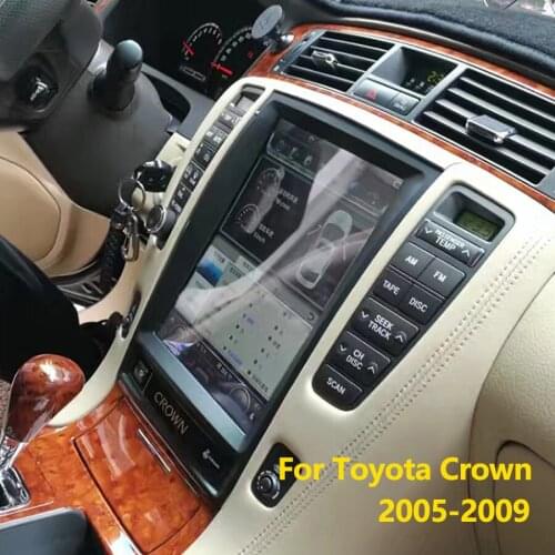 Android 10 RAM 6G ROM 128G Car Radio GPS Multimedia Video Player For Toyota Crown 2004-2012 Stereo In Dash Tesla Screen 10.4inch