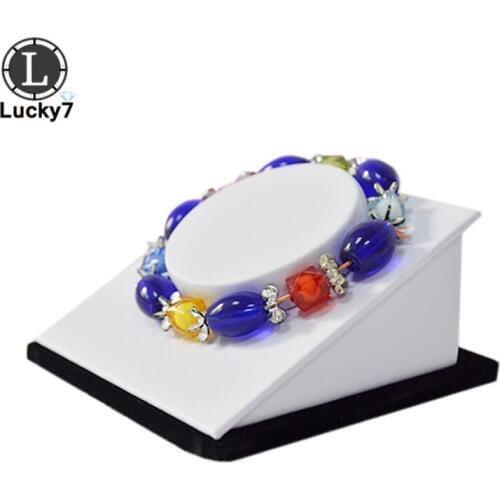 Display for Jewellery Velvet/PU Leather Bracelet Bangle Display Stand Holder Jewelry Organizer Rack 8.2*8.2*4.5cm