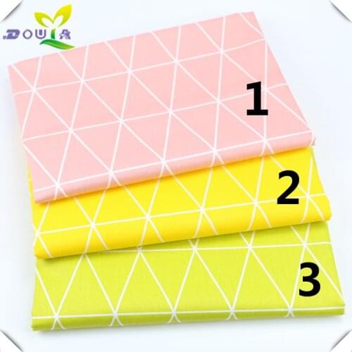 Pure cotton ins cartoon fabric of polar bear printed cloth for baby bedding cloth nursery three pieces of fabric