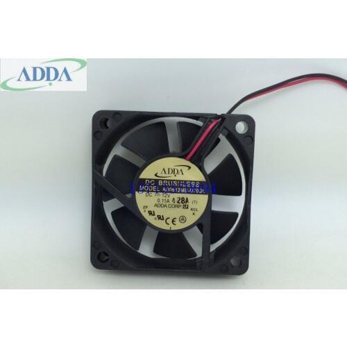 FOR ADDA AD0612MB-D70GL 6015 DC 12V 0.11A 60*60*15 mm DVR fan power supply fan