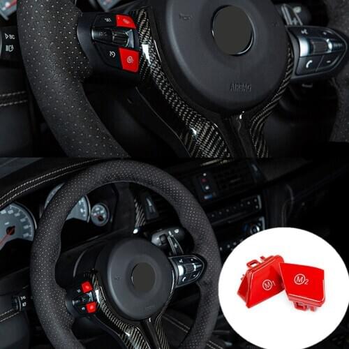 For BMW M3 M4 F80 F82 F83 3 Series E90 E92 E93 Steering Wheel Modified Red M1 M2 Mode Button Custom Switch In Stock Accessories