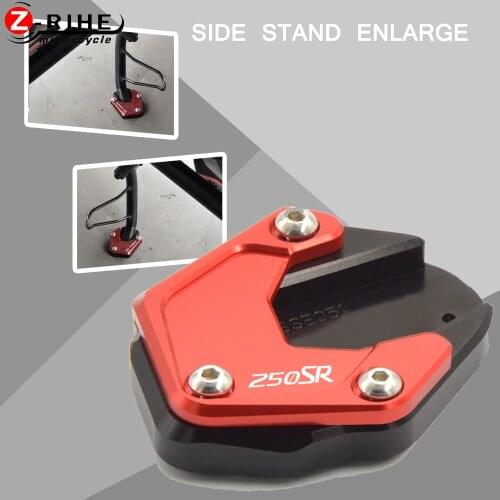 For CFMOTO CF MOTO 250SR 250 SR CF SR 250 cf250sr ABS 2021 Motorcycle Side Stand Pad Plate Kickstand Enlarger Support Extension