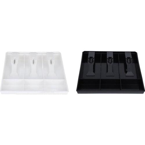 Money Cash Coin Register Insert Tray Replacement Cashier Drawer Storage Register Tray Box Classify Store
