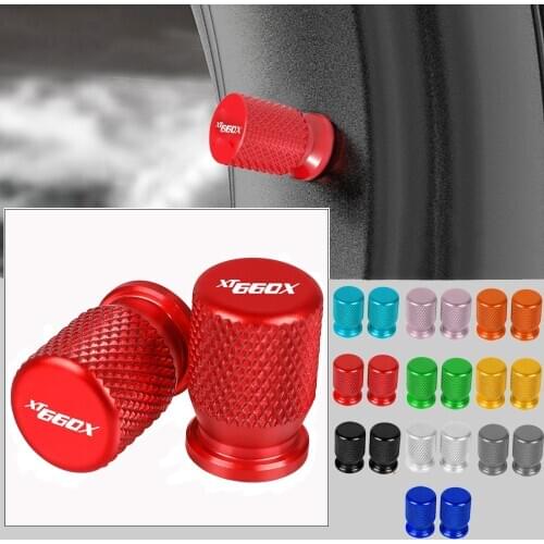 Motorcycle Tire Valve Air Port Stem Cover Cap Plug CNC Accessories For Yamaha XT660X XT 660X 2004-2016 2015 2014 2013 2012 2011