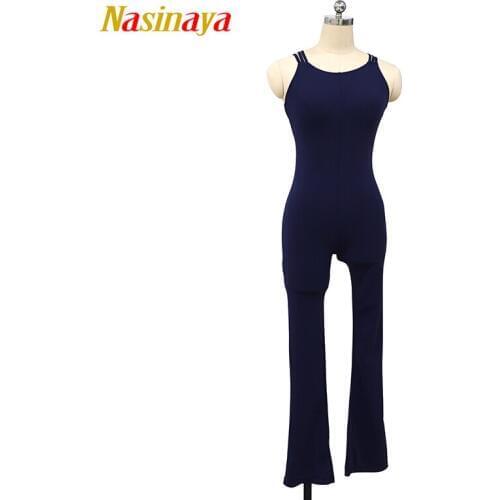 Nasinaya Figure Skating Leotard Jumpsuit For Girl Kids Women One Piece Customized Patinaje Ice Skating Costume Gymnastics 16