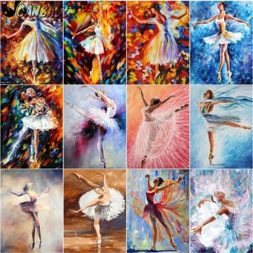 Dance Girl 5D Diy Diamond Painting Ballet Cross Stitch Embroidery Mosaic Kit Hand-Inlaid Wall Decoration Design