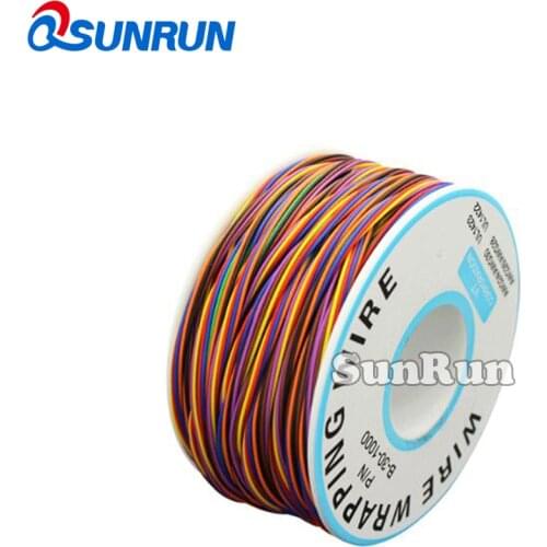 OK line multicolor 250M test line R30-1000 circuit board flying line Single core tinned copper motherboard repair part