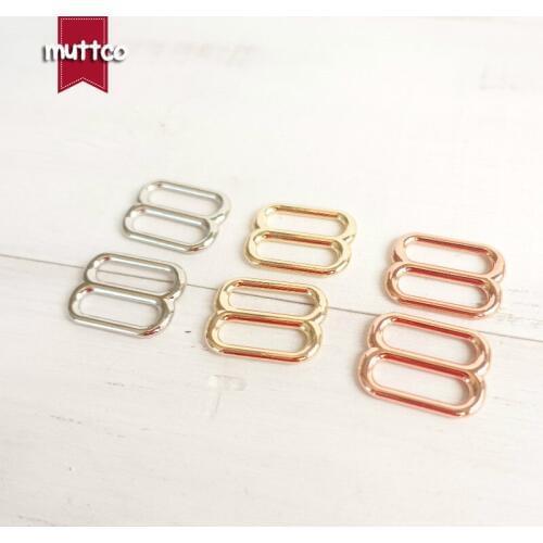 DIY dog collar For 20mm Webbing Loops DIY Straps Bags Belts Accessories high quality plated metal 3colours