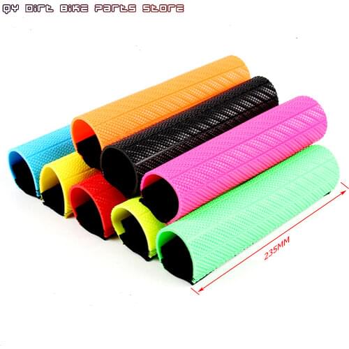 Rubber Front Shock Absorber Fork Suspension Protector Guard Wrap Cover for Honda Suzuki Yamaha Husqvarn Motocross Dirt Bike