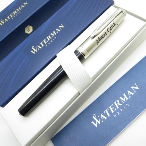 Waterman Embleme CT Black Roller Pen | İsme Special Pen | Gift Pen
