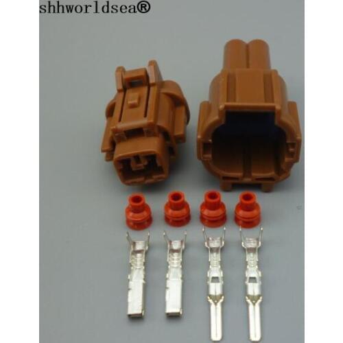 Shhworldsea auto fog 2.2mm 3p male female lights plug waterproof car electric connector for nissan 6188-0553 6185-0866