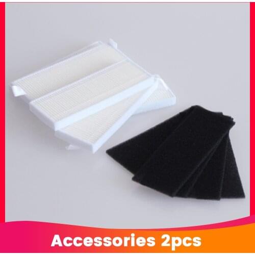 2pcs HEPA Filter parts for household cleaning Mop Replacement for Cecotec Conga 1090 1790 Robotic Vacuum Cleaner