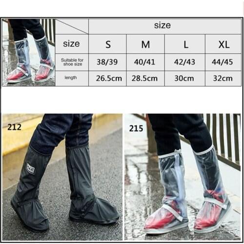 Waterproof Shoe Covers Waterproof Reusable Motorcycle Cycling Bike Boot Rain Shoes Covers With Relectors Drop Shipping