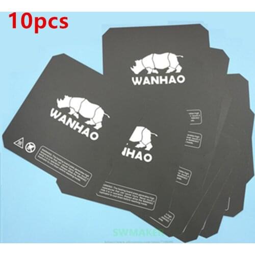 Wanhao i3 3D printer parts printing bed black color 220mm heated bed sticker heating plate print sticker build plate tape