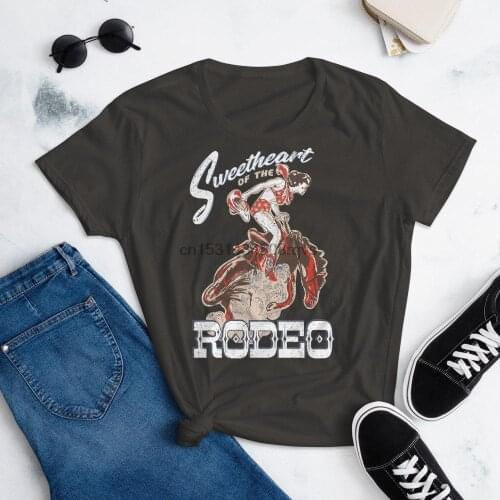 Sweetheart of the Rodeo Western Tee 70s vintage style tshirt southwest shirt retro cowgirl Distressed t shirt