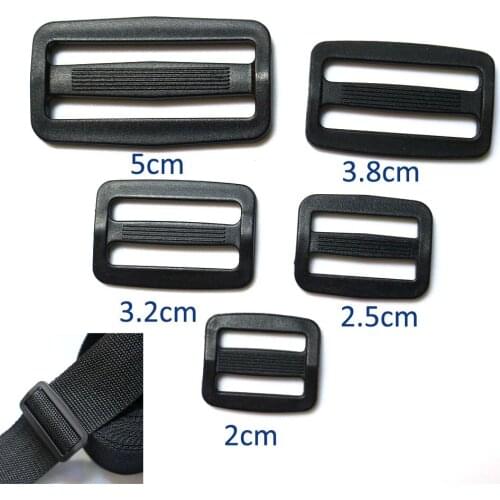 5pcs/lot 2cm-5cm black strong Webbing Detach Buckle for Outdoor Sports Bags Luggage travel Buckle accessories for backpack