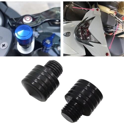 M8 Positive & Negative Rearview Mirror Thread Bolts Accessories Screw For Yamaha XMAX Motorcycle Seat Hole Reversing Mirror Plug
