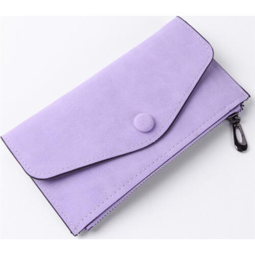 Brand Scrub Women Wallets High Quality Designer Hasp Long Wallet Women Card Holder Ladies Purse Money Bag Carteira Feminina