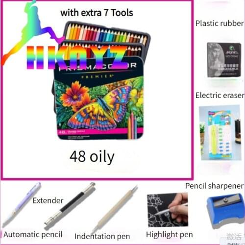 Prismacolor Premier Colored Pencils Soft Core 48 color Art Coloured Pencil Professional Drawing Prismacolor Premier