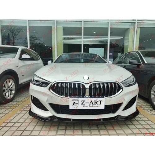 Z-ART G14 G15 plastic front lip for 8 series glossy black front spoiler for G16 front chin for all new 8 series 4 door