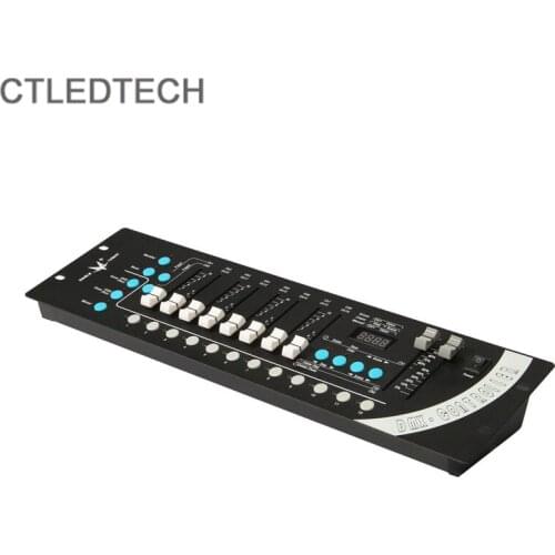New DMX512 Console Simple Operation 192 Channels 12 Scenes Lighting Console DMX512 Master DMX512 self-programming box
